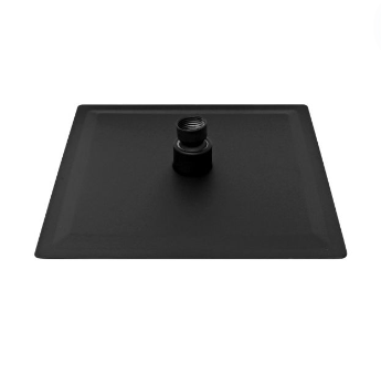 Regadera cuadrada negra 36261