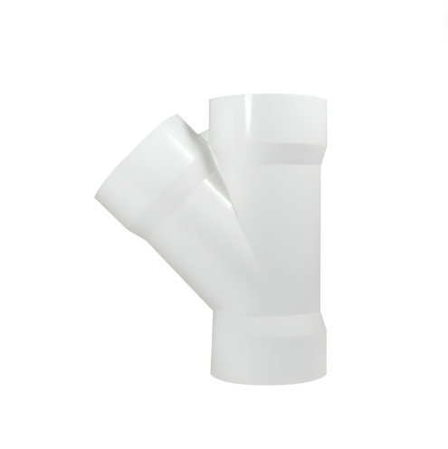 Yee PVC - 6" Blanco